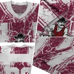 custom new mexico state aggies rugged stripes crimson jersey best selling