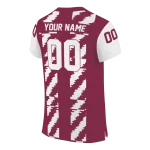 custom new mexico state aggies stripe block crimson jersey best selling