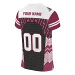 custom new mexico state aggies tire arrows crimson black white jersey best selling