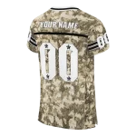 custom new orleans saints camouflage abstract gold jersey best selling