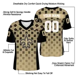 custom new orleans saints stacked rectangle gold jersey best selling