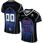 custom new york giants halftone slant blue black jersey best selling