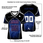 custom new york giants halftone slant blue black jersey best selling