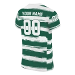 custom new york jets art stripe green jersey best selling