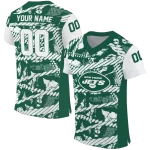 custom new york jets camo shatter green jersey best selling