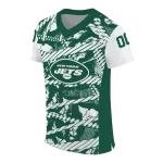 custom new york jets camo shatter green jersey best selling