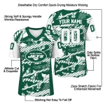 custom new york jets camo shatter green jersey best selling
