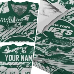custom new york jets camo shatter green jersey best selling