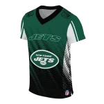 custom new york jets halftone fade green black jersey best selling