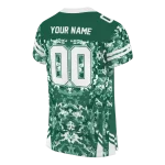 custom new york jets mirrored pattern green jersey best selling
