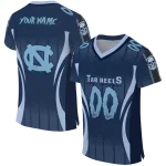 custom north carolina tar heels dynamic dots navy blue jersey best selling