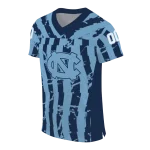custom north carolina tar heels stripe splatter light blue jersey best selling