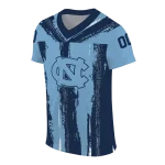 custom north carolina tar heels striped texture light blue jersey best selling