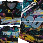 custom north carolina tar heels sundown palm jersey best selling