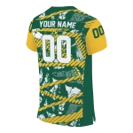 custom north dakota state bison camo shatter green jersey best selling