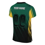 custom north dakota state bison halftone flow green black jersey best selling