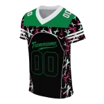 custom north texas mean green brushstroke xs black jersey best selling