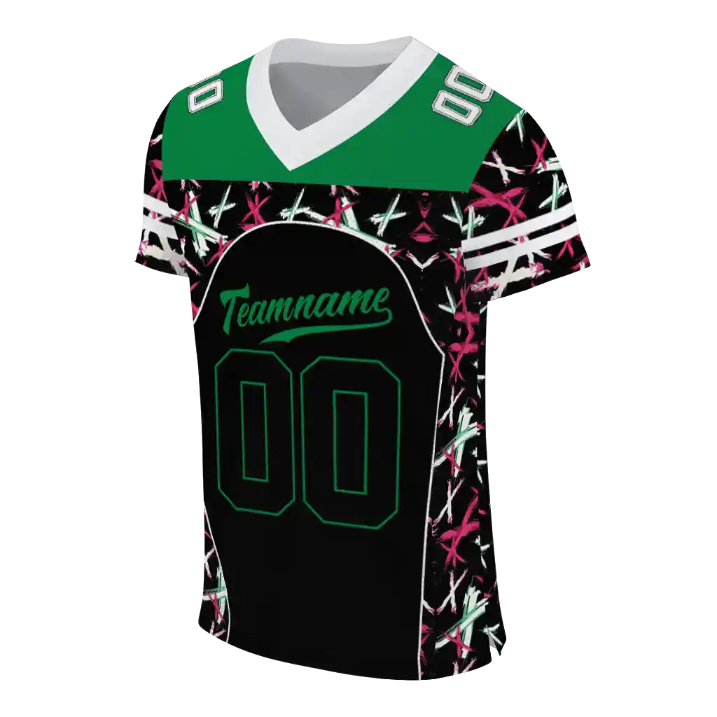 custom north texas mean green brushstroke xs black jersey fashion forward custom north texas mean green brushstroke xs black jersey fashion forward