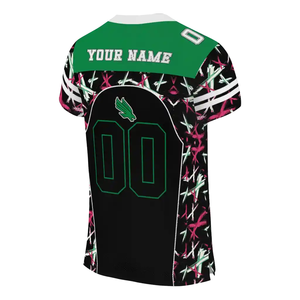 custom north texas mean green brushstroke xs black jersey high quality custom north texas mean green brushstroke xs black jersey high quality