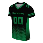custom north texas mean green halftone sweep black jersey best selling