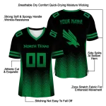 custom north texas mean green halftone sweep black jersey best selling