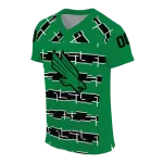 custom north texas mean green layered grids green jersey best selling