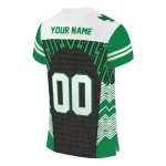custom north texas mean green tire arrows green black white jersey best selling