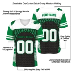 custom north texas mean green tire arrows green black white jersey best selling