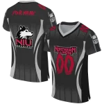 custom northern illinois huskies dynamic dots silver jersey best selling