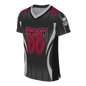 custom northern illinois huskies dynamic dots silver jersey fashion forward