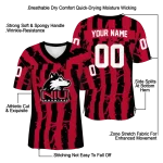 custom northern illinois huskies stripe splatter red jersey best selling