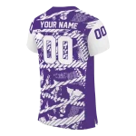 custom northwestern wildcats camo shatter purple jersey best selling