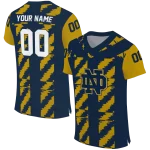 custom notre dame fighting irish stripe block navy jersey best selling