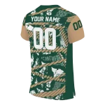 custom ohio bobcats camo shatter green jersey best selling