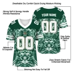 custom ohio bobcats mirrored pattern green jersey best selling