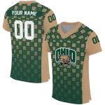 custom ohio bobcats stacked rectangle green jersey best selling