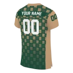 custom ohio bobcats stacked rectangle green jersey best selling