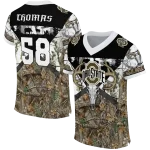 custom ohio state buckeyes antler skull camouflage hunting jersey best selling
