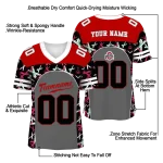 custom ohio state buckeyes brushstroke xs gray black jersey best selling