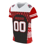 custom ohio state buckeyes tire arrows scarlet black white jersey best selling