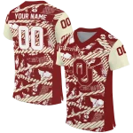 custom oklahoma sooners camo shatter crimson jersey best selling