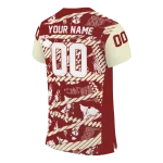 custom oklahoma sooners camo shatter crimson jersey best selling
