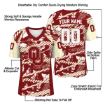 custom oklahoma sooners camo shatter crimson jersey best selling
