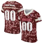 custom oklahoma sooners camouflage abstract crimson jersey best selling