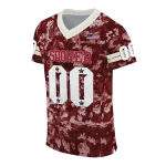 custom oklahoma sooners camouflage abstract crimson jersey best selling