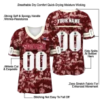 custom oklahoma sooners camouflage abstract crimson jersey best selling