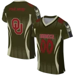 custom oklahoma sooners dynamic dots cream jersey best selling