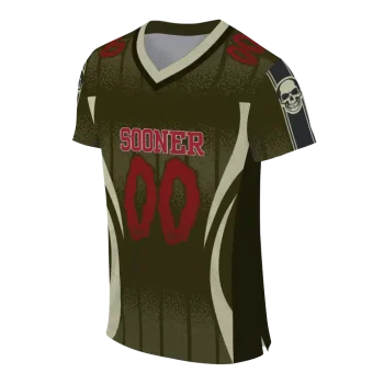 custom oklahoma sooners dynamic dots cream jersey fashion forward