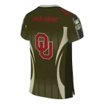 custom oklahoma sooners dynamic dots cream jersey best selling
