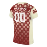 custom oklahoma sooners stacked rectangle crimson jersey best selling